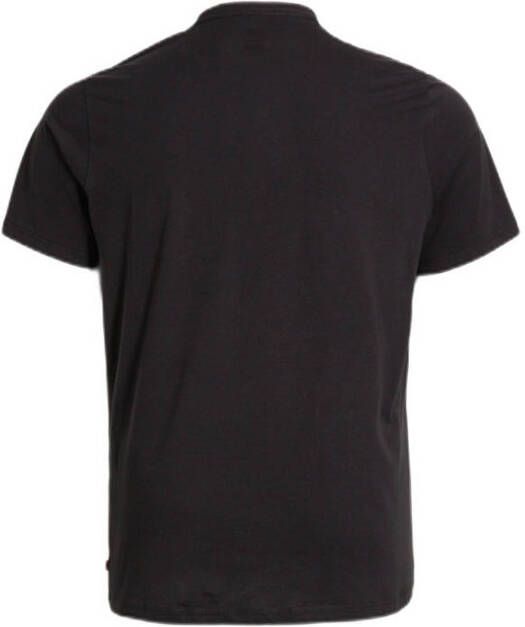 Levi's Big and Tall basic T-shirt (set van 2) Plus Size zwart