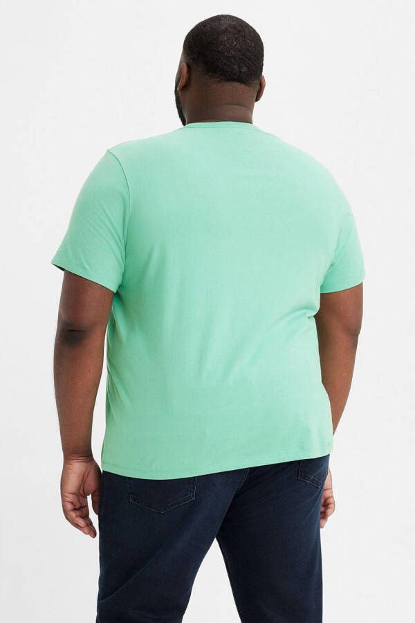Levi's Big and Tall T-shirt Plus Size mintgroen