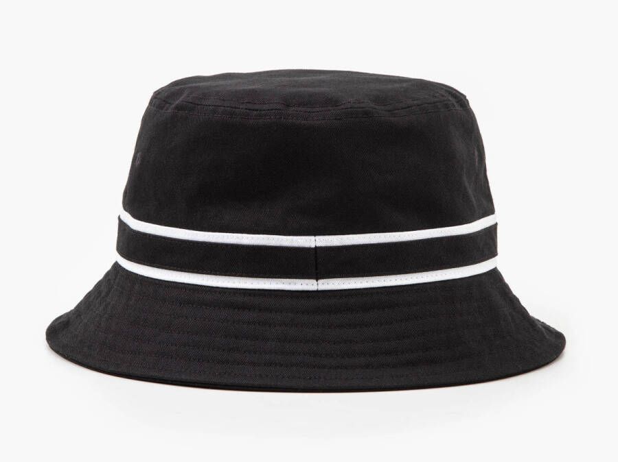Levi's bucket hat met logo zwart wit