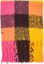 Levi's geruite sjaal roze geel oranje - Thumbnail 2