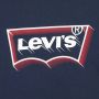 Levis Levi's Kids longsleeve Batwing Glow Effect van biologisch katoen donkerblauw Jongens Katoen (biologisch) Ronde hals 164 - Thumbnail 2