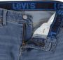 Levis Levi's Kids 502 tapered fit jeans blue Blauw Jongens Stretchdenim 140 - Thumbnail 3