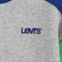 Levis Levi's Kids sweater grijs melange hardbluaw frisgroen Jongens Sweat (duurzaam) Ronde hals 140 - Thumbnail 2
