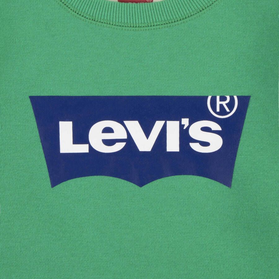 Levi's Kids sweater Batwing met logo frisgroen