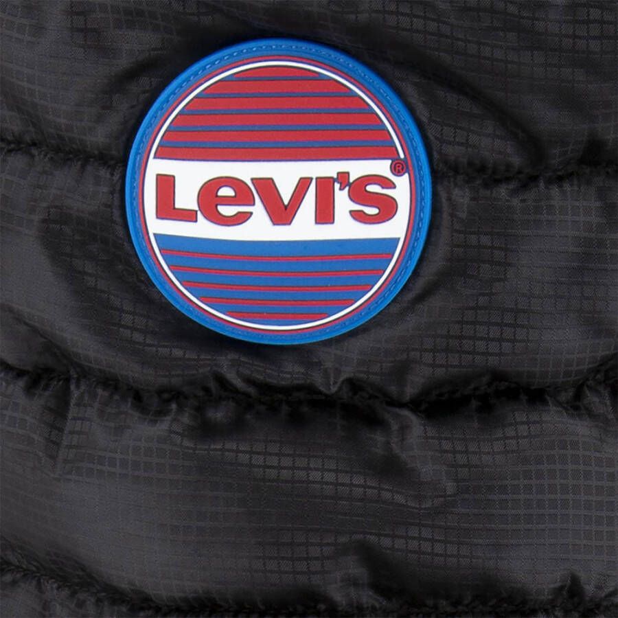 Levi's Kids gewatteerde winterjas zwart
