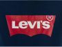 Levis Levi's Kids hoodie Batwing Screenprint met logo donkerblauw Sweater Logo 164 - Thumbnail 7