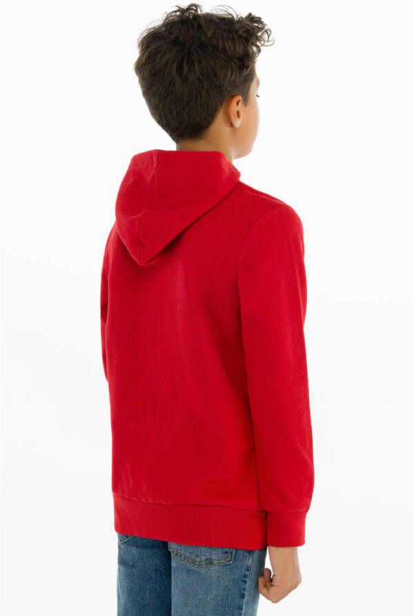 Levi's Kids hoodie met logo rood wit