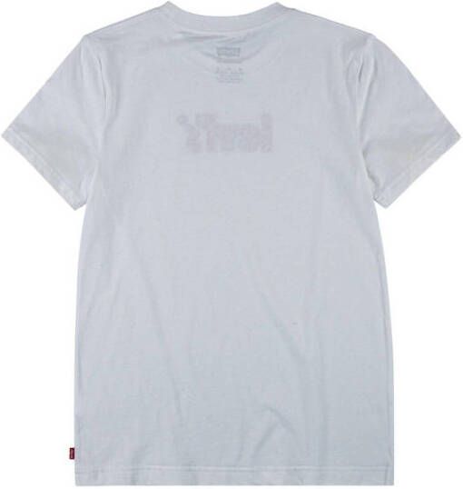 Levi's Kids T-shirt Graphic met logo wit