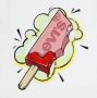 Levi's Kids T-shirt Popsicle van biologisch katoen wit - Thumbnail 4