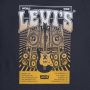 Levi's Kids T-shirt Rock out van biologisch katoen marine - Thumbnail 4