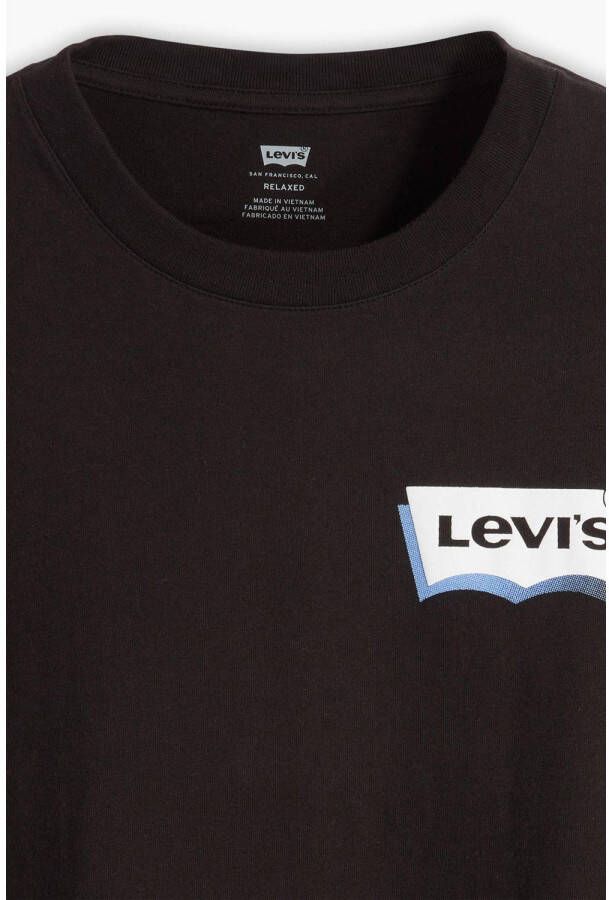 Levi's longsleeve met logo zwart