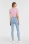 Levi's Mile High waist super skinny jeans light indigo worn in - Thumbnail 6