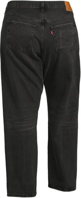 Levi's Plus 501 90's high waist straight fit jeans black denim