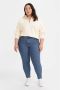 Levi s Plus SIZE skinny fit high rise jeans van light denim model '721' - Thumbnail 4