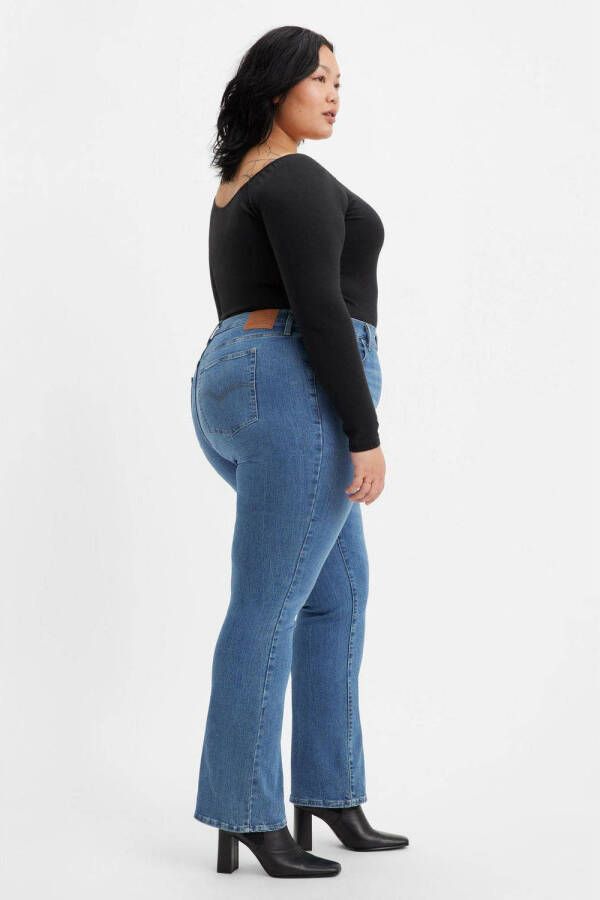 Levi's Plus 725 high waist bootcut jeans medium blue denim