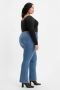 Levi's Plus 725 high waist bootcut jeans medium blue denim - Thumbnail 3