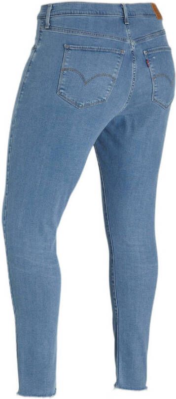 Levi's Plus 721 high waist skinny jeans light denim