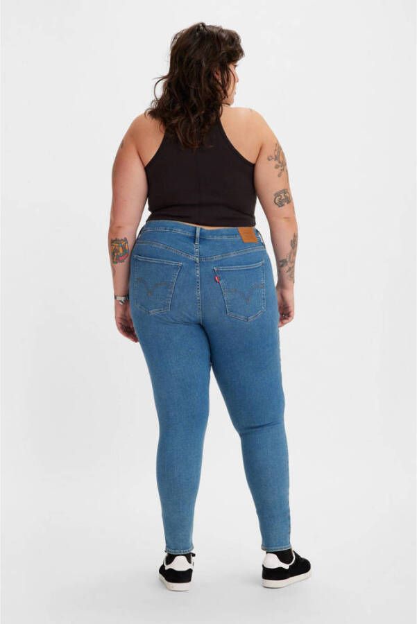 Levi's Plus Mile high waist super skinny jeans light denim