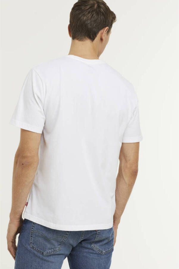 Levi's regular fit T-shirt met logo white
