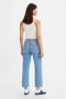 Levi's Ribcage cropped high waist straight fit jeans light indigo - Thumbnail 4