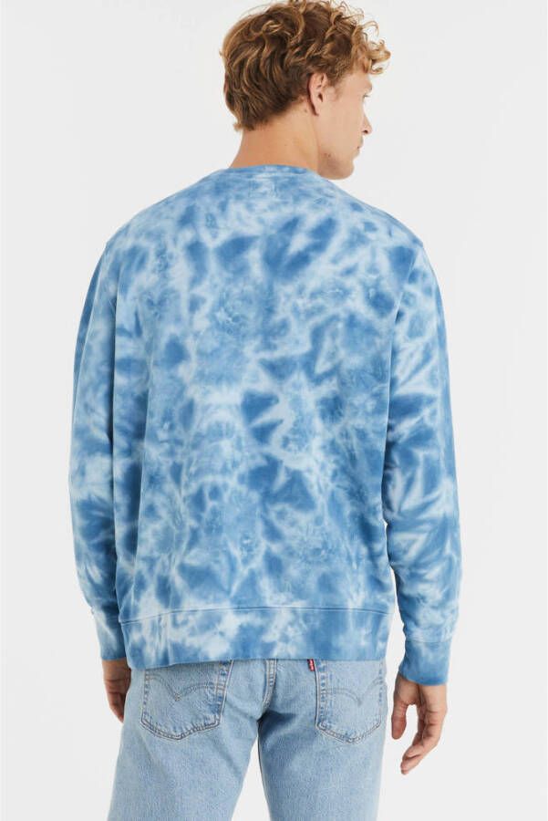 Levi's sweater met all over print high low horizon