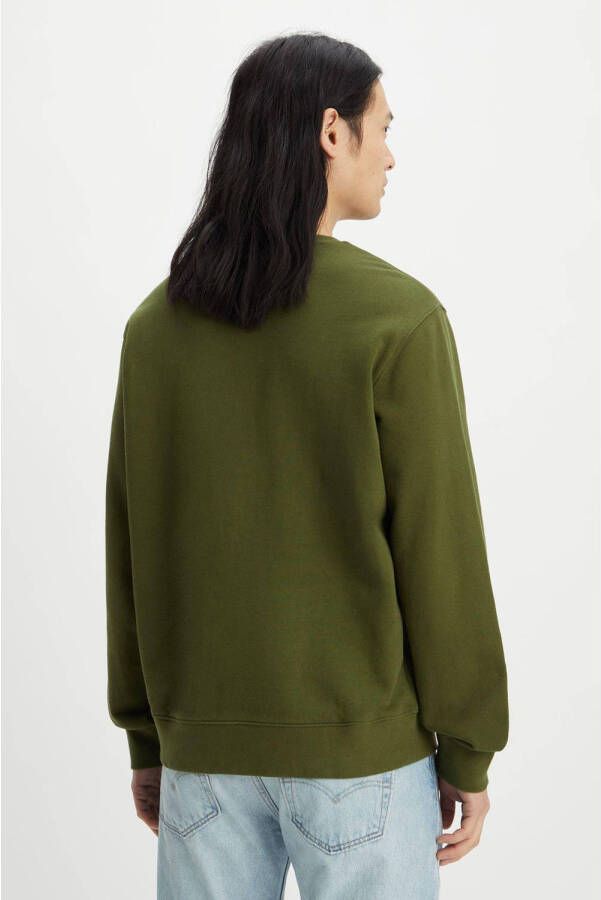 Levi's sweater met logo groen