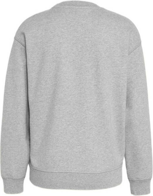 Levi's sweater met logo lichtgrijs
