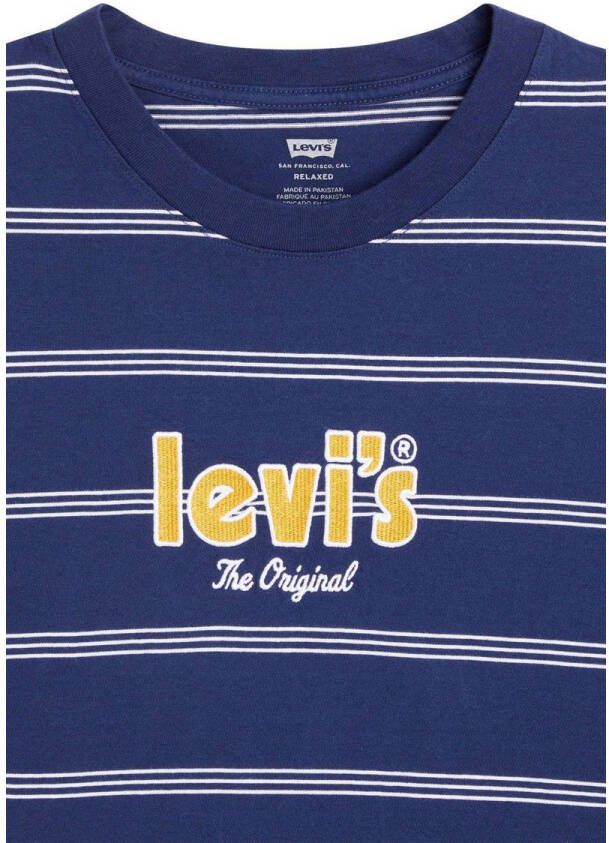 Levi's T-shirt met logo multi color