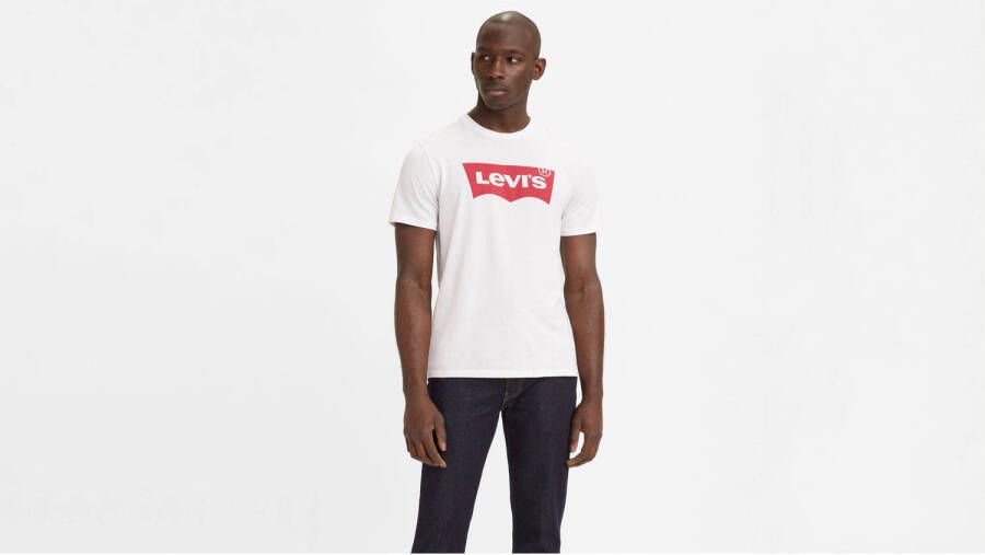 Levi's T-shirt met logo wit