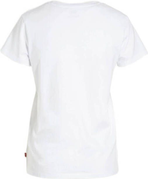 Levi's T-shirt Perfect Tee met logo wit