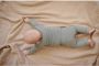 LEVV baby longsleeve LNURNOS van biologisch katoen groen Effen 44 - Thumbnail 2