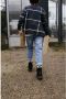 LEVV geruit overhemd FERON donkerblauw beige Jongens Katoen Klassieke kraag 116 - Thumbnail 3