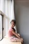 LEVV gestreepte regular fit short Tyler roze-oranje wit - Thumbnail 2