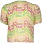 Like Flo blouse met all over print multicolor Meisjes Viscose Ronde hals 122 - Thumbnail 5