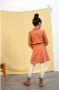 Like Flo blousejurk oranje Meisjes Tencel (duurzaam materiaal) Klassieke kraag 104 - Thumbnail 3
