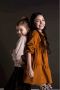 Like Flo semi-transparante rok met dierenprint camel zwart Bruin Meisjes Polyester 104 - Thumbnail 3