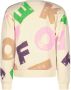 Like Flo sweater met all over print ecru - Thumbnail 7