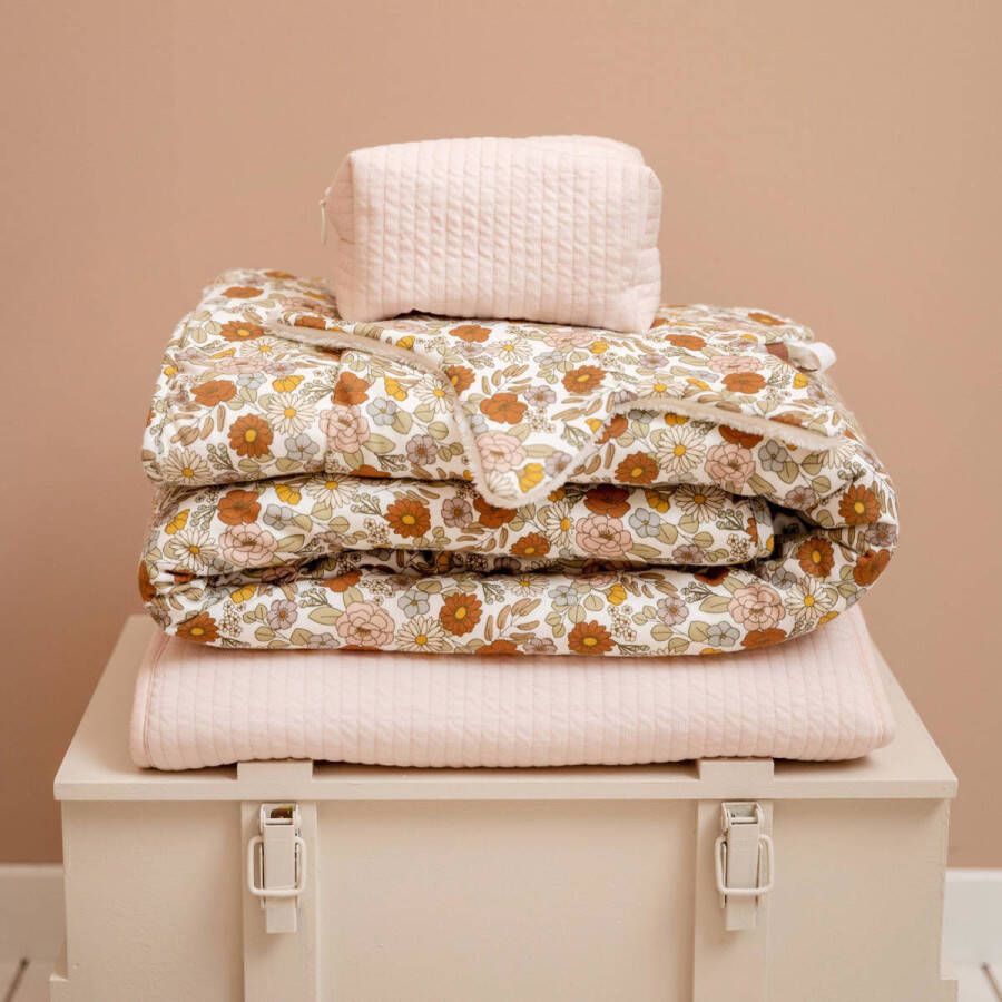 Little Dutch baby wiegdeken teddy 70x100 cm Pure Soft Pink