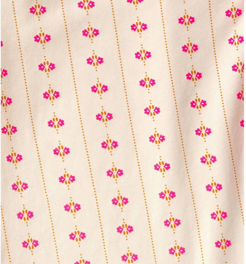 Little Label pyjama met all over print roze beige