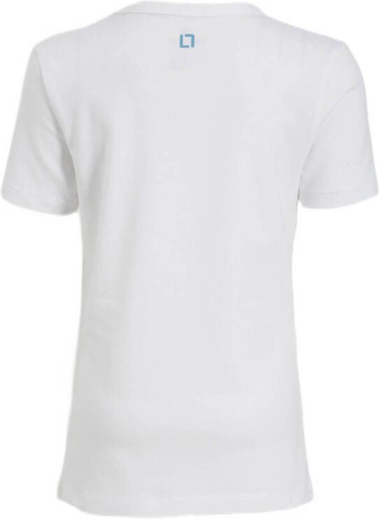 Little Label T-shirt van biologisch katoen set van 3 wit