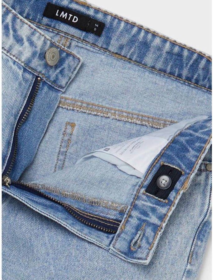 LMTD high waist straight fit jeans NLFTONEIZZA light blue denim