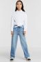 LMTD high waist wide leg jeans NLFTECES light denim Blauw Meisjes Stretchdenim (duurzaam) 152 - Thumbnail 4