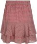 Lofty Manner mini rok Skirt Karmijn met all over print roze - Thumbnail 2