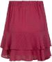 Lofty Manner mini rok Skirt Karmijn met stippen roze - Thumbnail 2