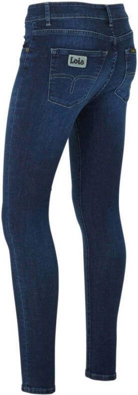 Lois high waist skinny jeans dark denim