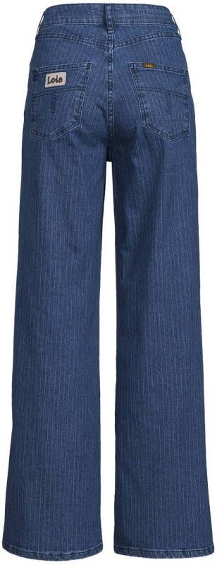 Lois high waist wide leg jeans Rachel met krijtstreep stone stripes - Foto 2