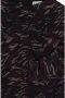 LOOXS 10sixteen top met camouflageprint en mesh zwart wijnrood Meisjes Polyester Opstaande kraag 176 - Thumbnail 5