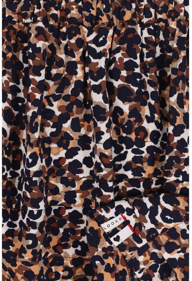 LOOXS 10sixteen rok met panterprint bruin zwart wit