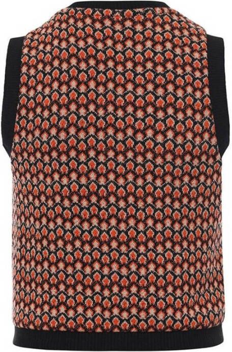 LOOXS 10sixteen spencer met all over print rood donkerblauw