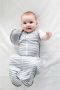 Love to Dream SwaddleUp overgangsslaapzak Fase 2 TOG 1.0 grijs wit Inbakerdoek XL - Thumbnail 2